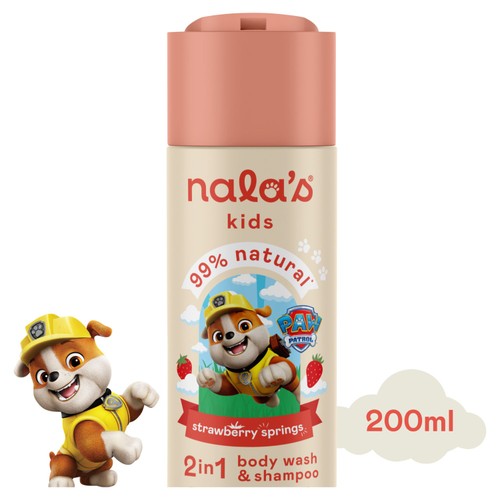 Nala's Kids 2in1 Wash & Shampoo Strawberry Springs