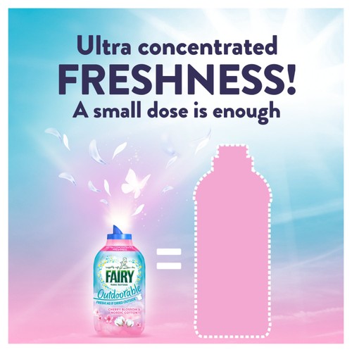 Fairy Fabric Conditioner Liquid Cherry Blossom & Nordic Cotton 84 Washes thumbnail 2