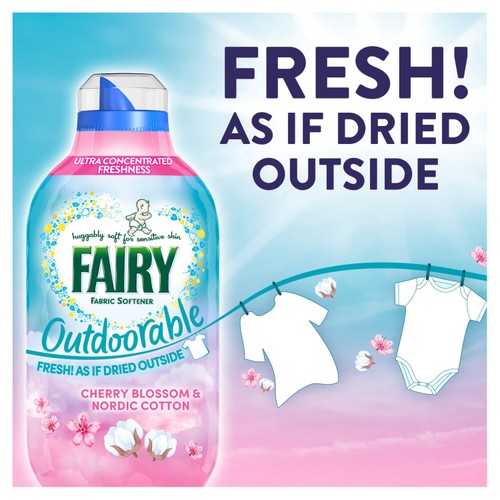 Fairy Fabric Conditioner Liquid Cherry Blossom & Nordic Cotton 84 Washes thumbnail 4