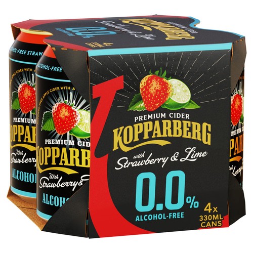 Kopparberg Strawberry & Lime Alcohol Free 