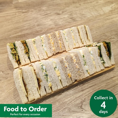 Vegetarian Sandwich Platter (20 Pieces) - Eat On Same Day   FTO thumbnail 2