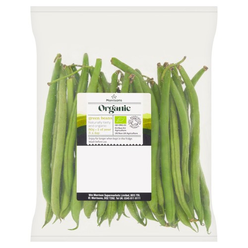 Morrisons Organic Green Beans 200g