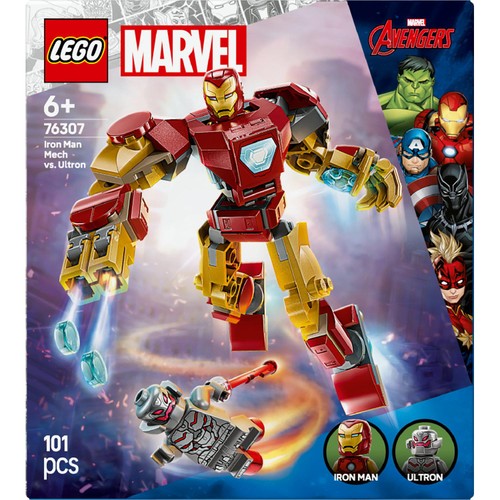 LEGO Marvel Iron Man Mech vs. Ultron Set 76307 thumbnail 2