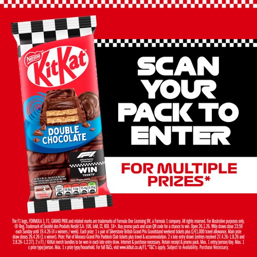 KitKat Double Chocolate Sharing Bar 99g thumbnail 3