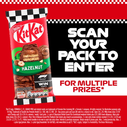 KitKat Hazelnut Chocolate Sharing Bar 99g thumbnail 4