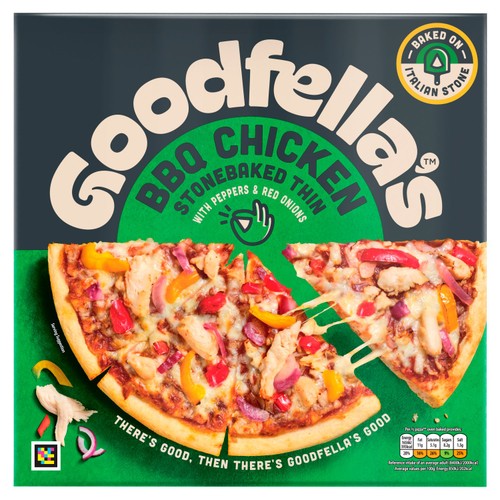 Goodfella's Stonebaked Thin BBQ Chicken Pizza   385g