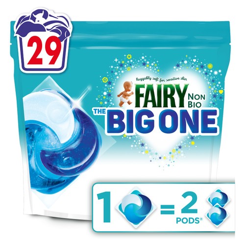 Fairy Non Bio The Big One Laundry Capsules   29 Washes