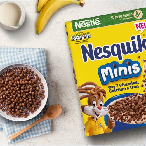 Nestle Nesquik Chocolate Minis Cereal 300g thumbnail 4