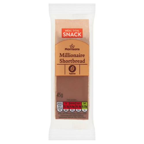 Morrisons Millionaire Shortbread Bar 45g