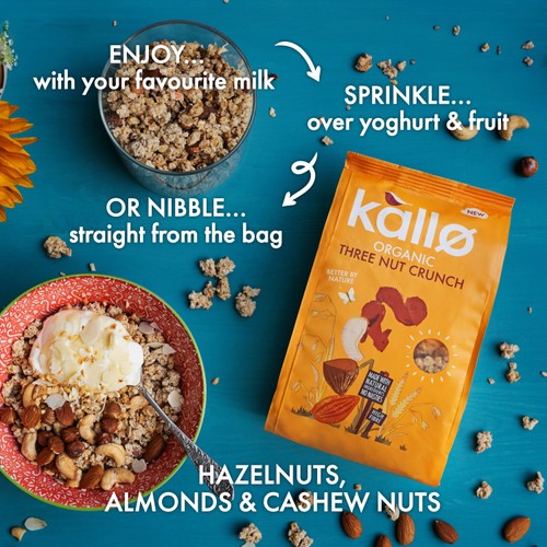 Kallo Organic Three Nut Granola 360g thumbnail 3