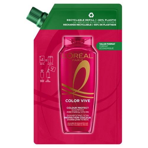 L'Oreal Elvive Colour Protect Shampoo Refill Pouch