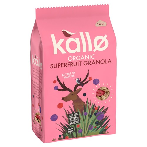 Kallo Organic Superfruit Granola 350g thumbnail 2