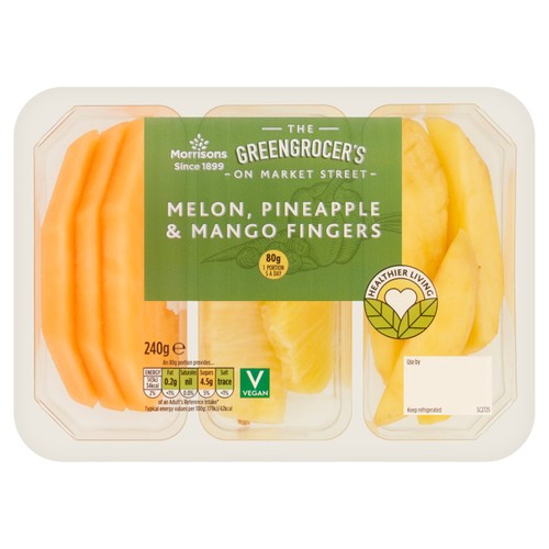 Morrisons Melon, Pineapple & Mango Fingers   240g