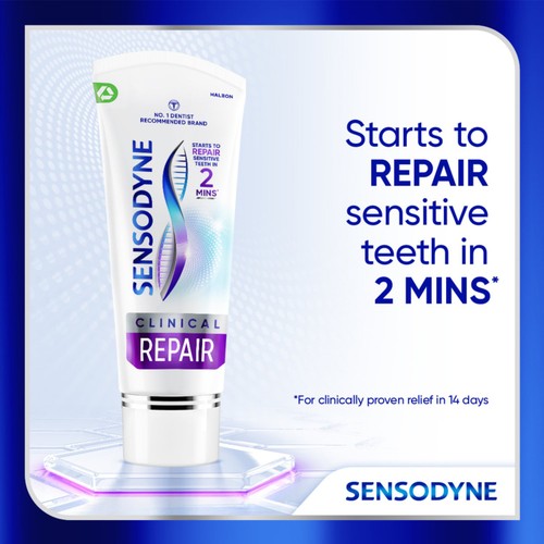 Sensodyne Clinical Protect Deep Clean Toothpaste  thumbnail 2