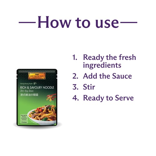 Lee Kum Kee Rich & Savoury Noodle Stir Fry Sauce  thumbnail 3