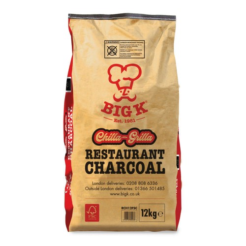 Big K Chilla Grilla Restaurant Charcoal 12kg