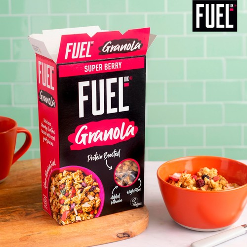 FUEL10K Super Berry Protein Granola Breakfast Cereal   400g thumbnail 3