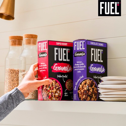 FUEL10K Super Berry Protein Granola Breakfast Cereal   400g thumbnail 5
