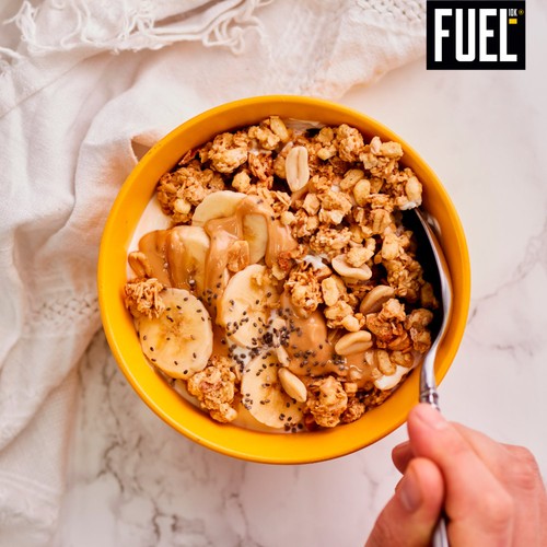 FUEL10K Peanut Crunch Protein Granola Breakfast Cereal 400g thumbnail 6