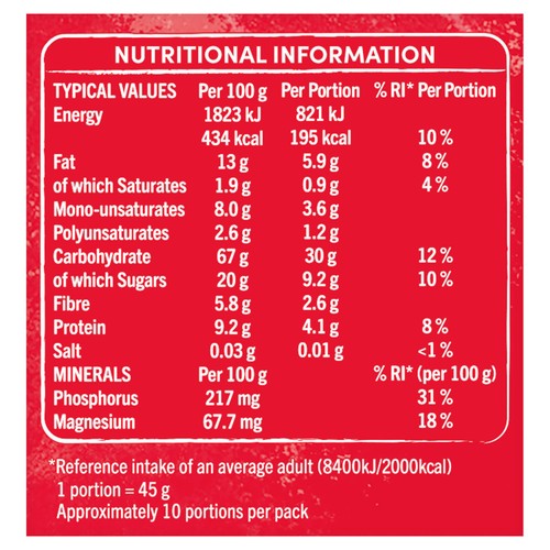 Jordans Country Crisp Sun-Ripe Strawberry Breakfast Cereal   450g thumbnail 2