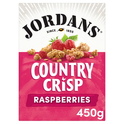 Jordans Country Crisp Raspberry Breakfast Cereal   450g