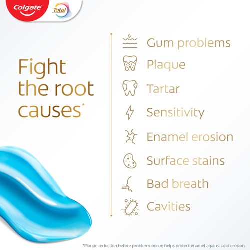 Colgate Total Active Prevention Teeth Whitening Toothpaste Pump 100ml thumbnail 4