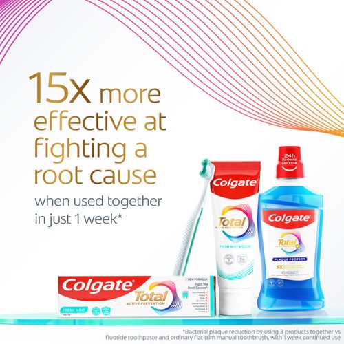 Colgate Total Active Prevention Fresh Mint Toothpaste 125ml thumbnail 5