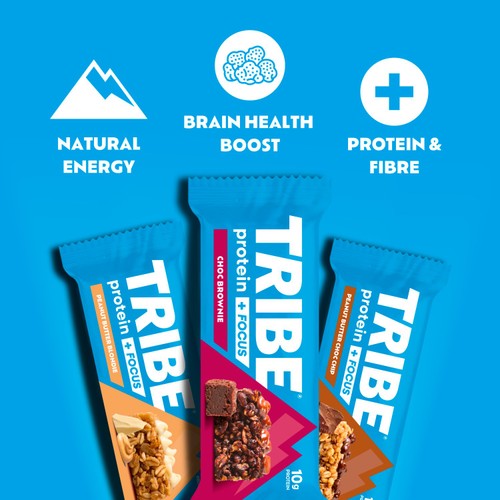 Tribe Protein Focus Peanut Butter Choc Chip Bar 60g thumbnail 4