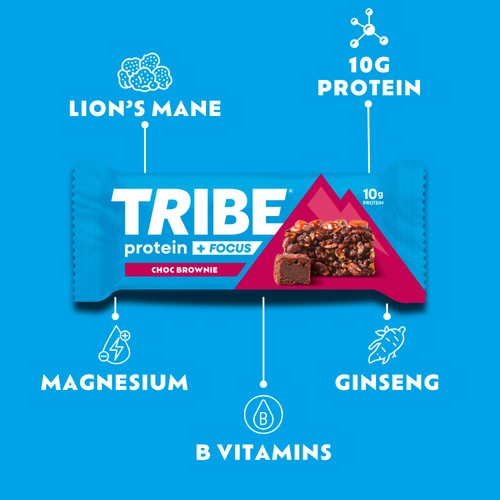Tribe Protein Focus Chocolate Brownie 60g thumbnail 4