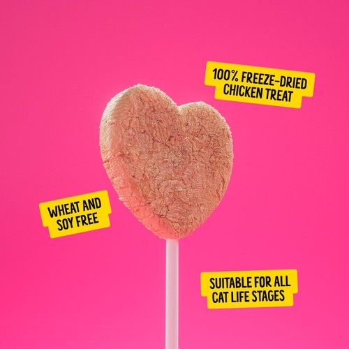 Bonkers PurrPops Chicky Licks Freeze Dried Cat Treats   4 Pack thumbnail 3