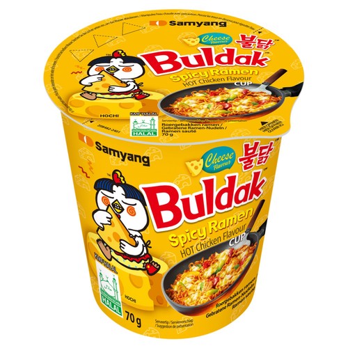Samyang Buldak Cheese Spicy Ramen Hot Chicken Flavour Cup    70g