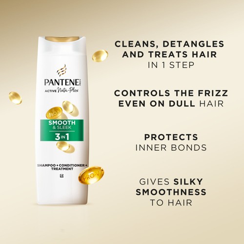 Pantene Smooth & Sleek Shampoo thumbnail 4