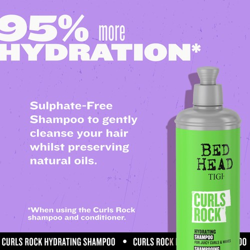 Bed Head Curls Rock Shampoo 400ml thumbnail 5