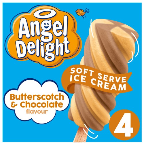 Angel Delight Butterscotch & Chocolate Ice Cream Sticks 