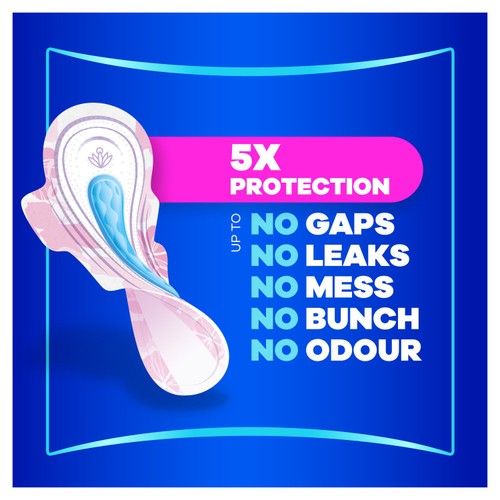 Always Platinum Size 1 Sanitary Pads With Wings Normal thumbnail 3