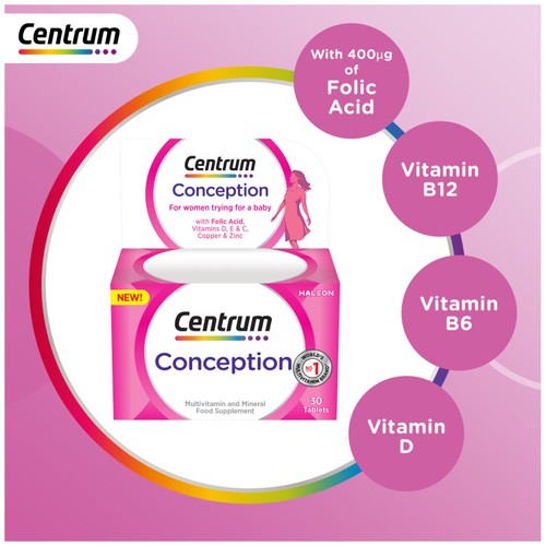 Centrum Conception 30 Tablets thumbnail 4