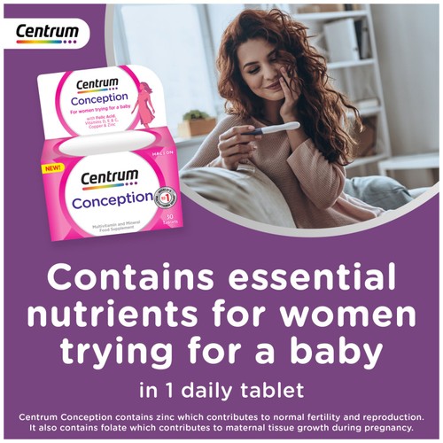 Centrum Conception 30 Tablets thumbnail 5
