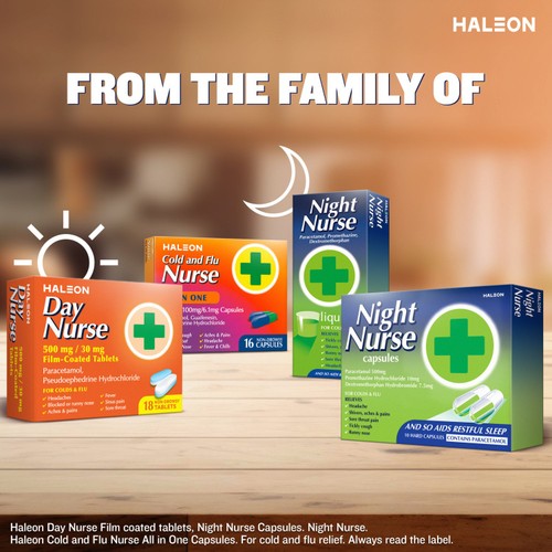 Haleon Cold & Flu Nurse  All In One Capsules    16 pack thumbnail 5