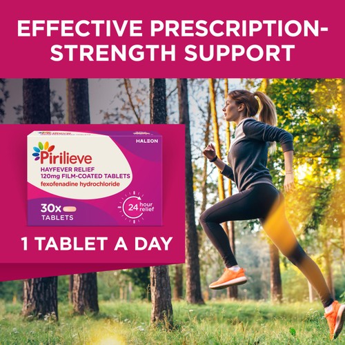Pirilieve Hayfever Relief Tablets 30 Tablets thumbnail 3