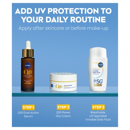 Nivea Sun UV Face Invisible Daily Fluid SPF 50+ 40ml thumbnail 3