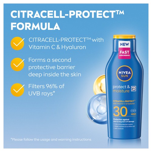 Nivea Sun Protect & Moisture Sun Lotion SPF 30 400ml thumbnail 2