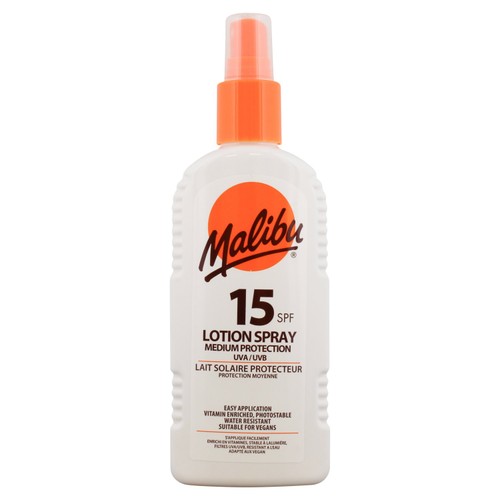 Malibu Lotion Spray SPF 15   200ml