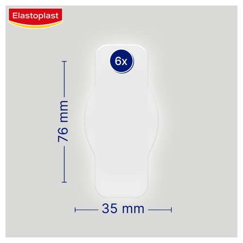 Elastoplast Second Skin Protection Faster Healing Plasters 6 Pack thumbnail 2