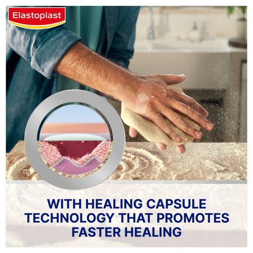 Elastoplast Second Skin Protection Faster Healing Plasters 6 Pack thumbnail 3
