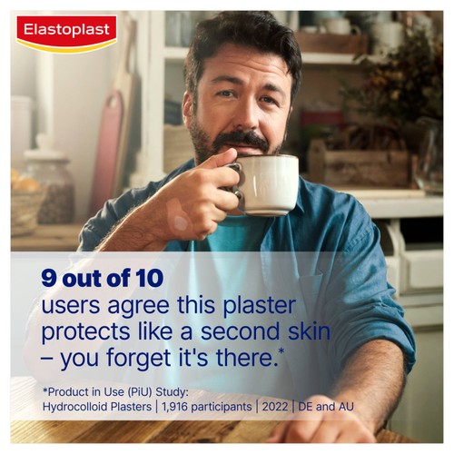Elastoplast Second Skin Protection Faster Healing Plasters 6 Pack thumbnail 6