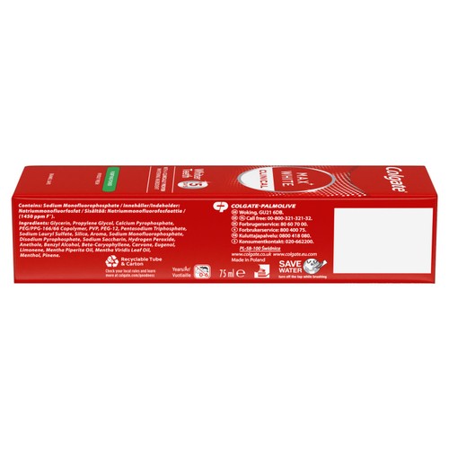 Colgate Max White Clinical Purifying Power Teeth Whitening Toothpaste thumbnail 2