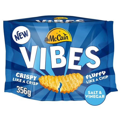 McCain Vibes Salt & Vinegar Hot Potato Snack   356g