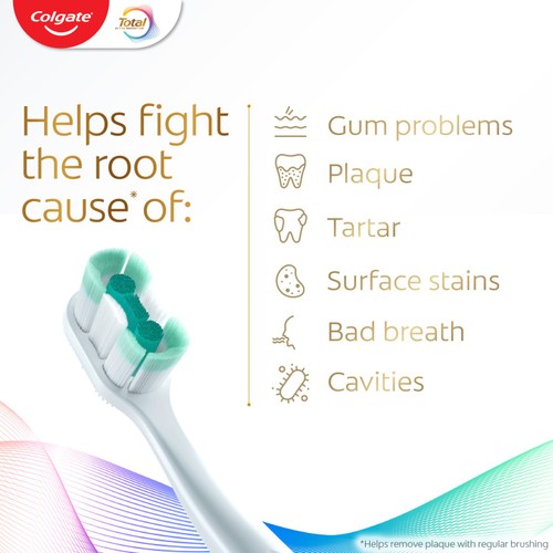 Colgate Total Foaming Clean Soft Manual Toothbrush thumbnail 3