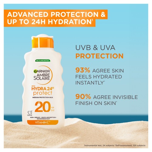 Ambre Solaire Hydra Protect Milk SPF 20 175ml thumbnail 3