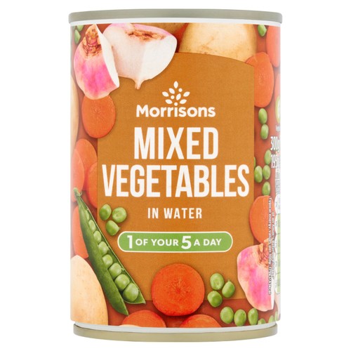 Morrisons Mixed Vegetables In Water 300g